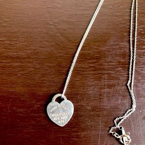 Tiffany & Co. Return to Tiffany Heart Silver Necklace